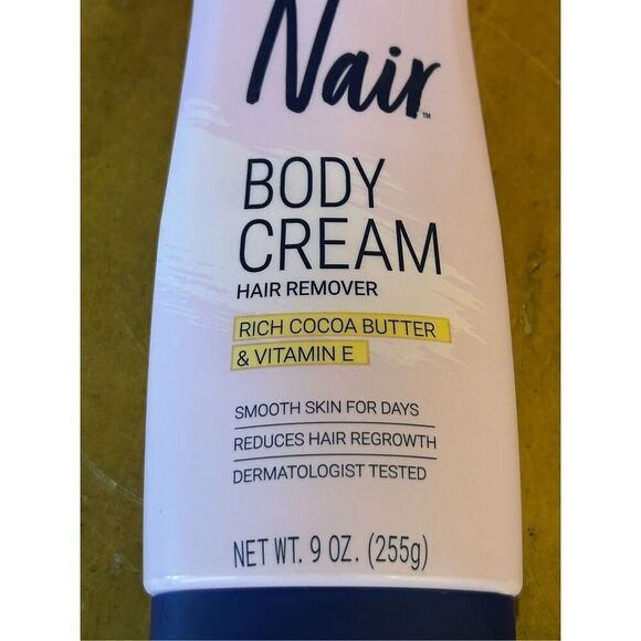 Nair Hair Remover Lotion Cocoa Butter & Vitamin-E 9 Ounce (2 Pack) (8250) - Picture 4 of 4
